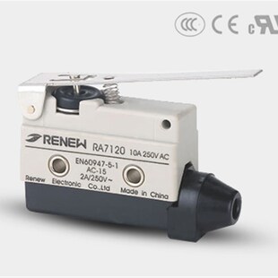 限位开关.密封型微动开关 RA7120 杠杆型 RL7120 兰鸟微动