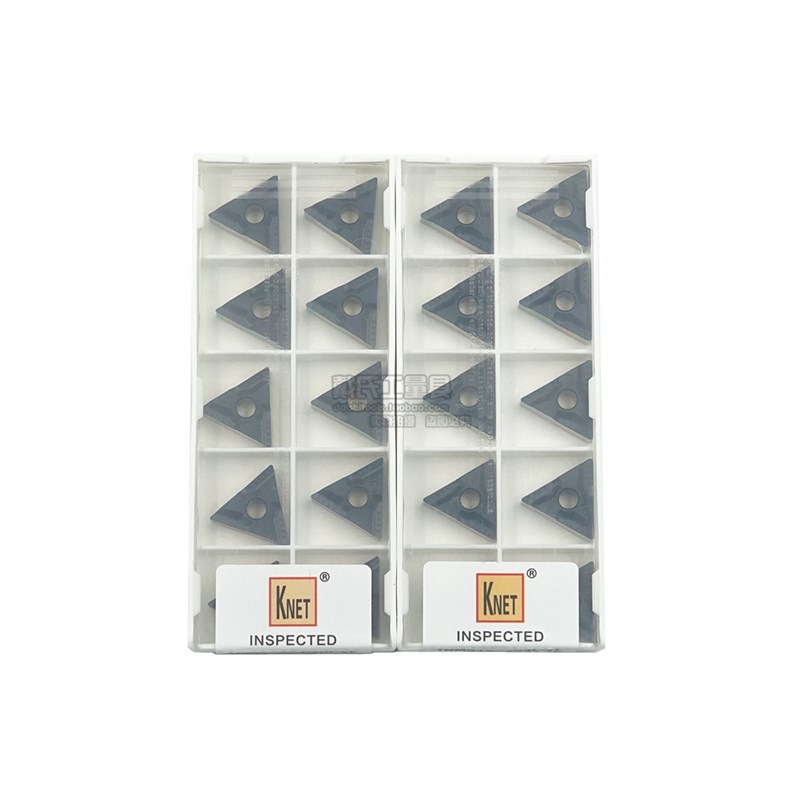 KNET外圆数控刀片TNMG160404/08R/L-VF钢件精车三角形开槽刀粒