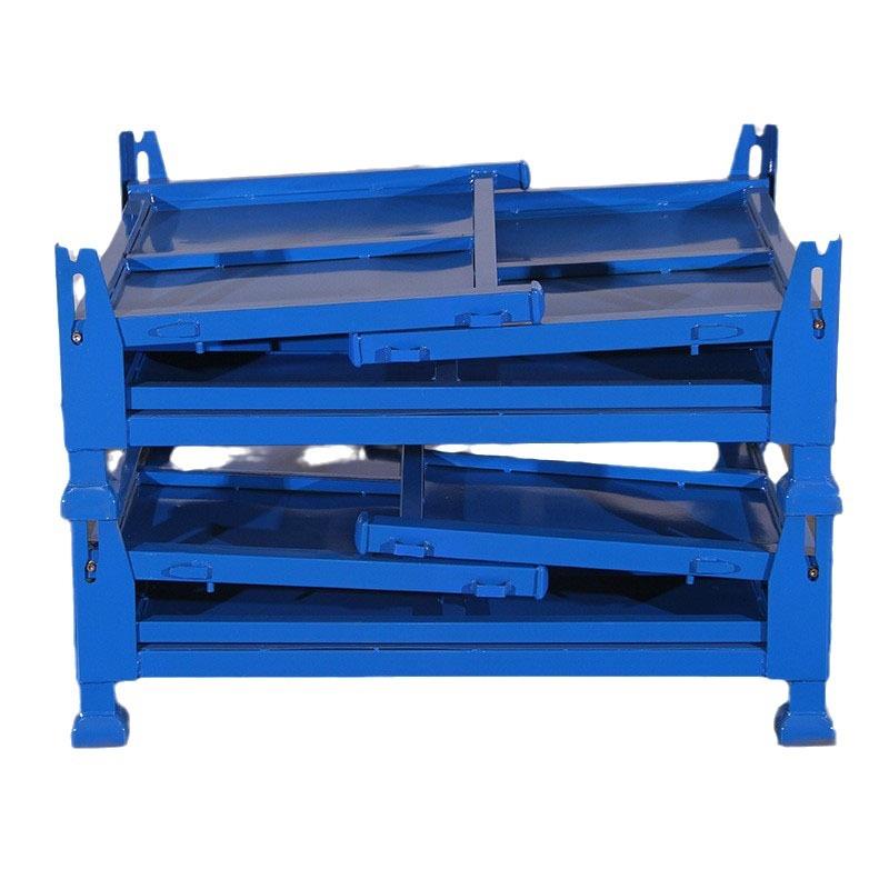 折叠式堆垛架轮胎架布料堆叠存放架仓库物流重型货架巧固架铁架