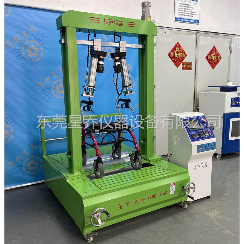 手杖助步器寿命测试机 拐杖助行器疲劳试验机 三角杖检测仪器厂家