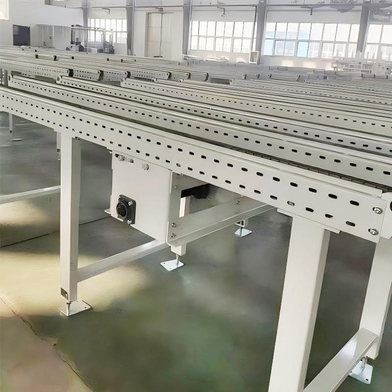 托盘传动双链条输送机刮板链条输送机厂家倍速链重型链条输送机