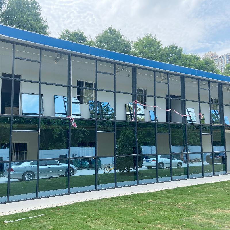 工地临时简易活动板房办公室组装钢结构阳光房加厚防火彩钢板房