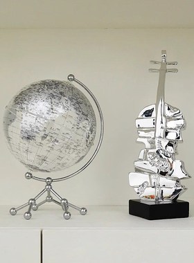 创意小提琴装饰品轻奢工艺品家居酒柜办公室桌面高级感摆件