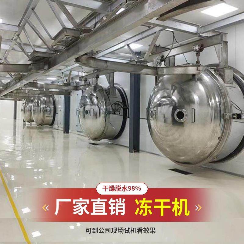 FD果蔬冻干机宠粮低温式冷冻干燥机全自动银耳羹真空冻干设备