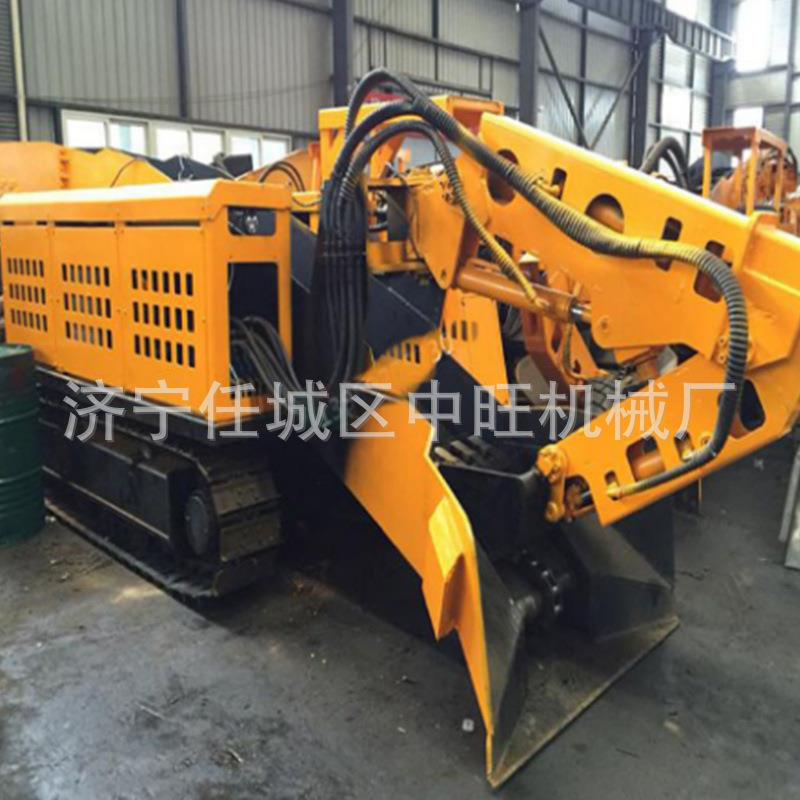 矿用履带式扒渣机巷道清渣转运设备轮胎式扒渣机ZWY-8/7L扒渣机