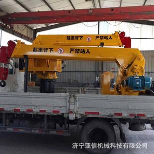 船吊船用吊车8吨船用伸缩吊5吨船用机械吊臂甲板克令吊