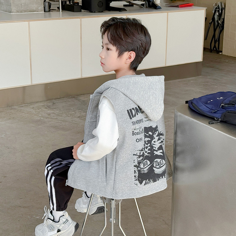 男童童装韩版中大童儿童衣服2026春秋季新款百搭马甲马夹上衣外套,童装/婴儿装/亲子装,马甲,淘宝优惠券,粉丝福利购,淘宝优惠卷