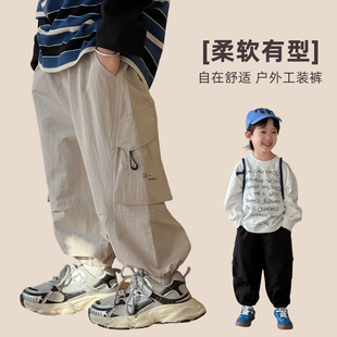 【悠悠童话】男童裤子春秋款儿童工装裤2026新款春装长裤中大童潮