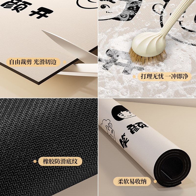 滚筒洗衣机防尘盖垫布硅藻泥吸水防滑防晒罩床头柜冰箱通用台面垫