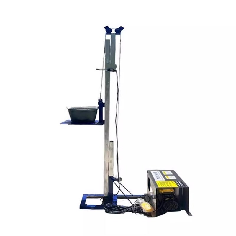 罗马柱浇注机建筑材料水泥沙子上料升降机平台立柱升降机220v