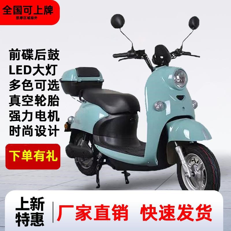 2025新款小龟小绵羊电动车日常代步长跑电动摩托车可上牌