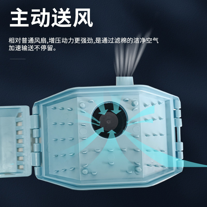 生宝3002电动送通风机防尘面具呼气机透气防工业粉尘煤矿打磨电焊