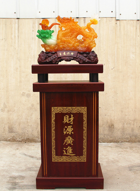 大号落地玉白菜摆件开店招财工艺品公司宾馆酒店店铺乔迁开业礼品