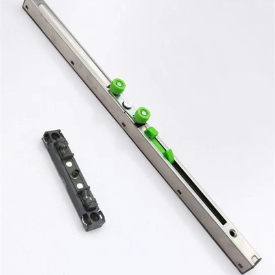 欧派克中窄铝框一字U型轨道拉门缓冲器玻璃拉门阻尼器驱逐4号