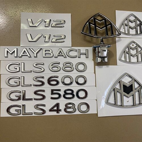 GLS迈巴赫车标 迈巴赫GLS480 GLS580 GLS600 GLS680车标