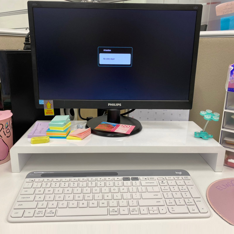 显示器增高架屏幕支架笔记本垫高平板电脑桌面加高键盘收纳架烤漆