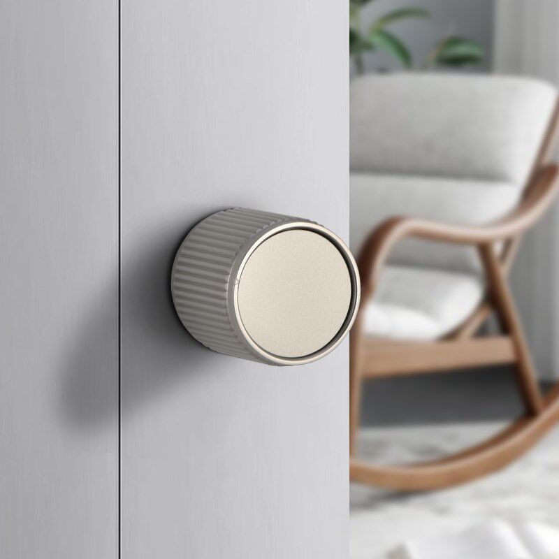 极简圆球形卧室门锁具室内房间木门轻奢静音磁吸家用通用型门把手