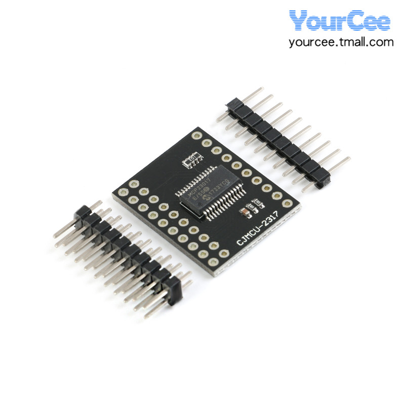 I2C转IO口模块/MCP23017串行接口 16位I/O口扩展器 I2C IIC串口