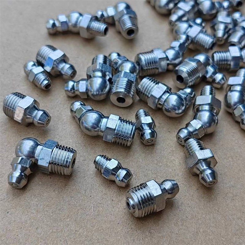 304不锈钢黄油嘴黄油枪油嘴m10m6m8国标货车挖机铲车通用套装油嘴