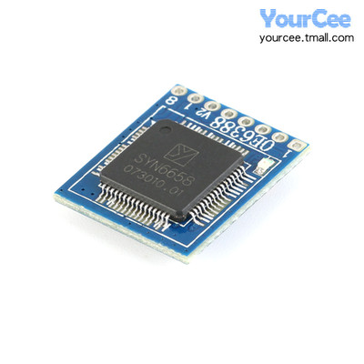 SYN6658A 中文语音合成模块 带3W功放 真人发音 文本转语音模块