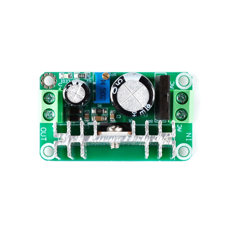 5-38V转1.25-30V可调线性稳压LM317电源模块AC/DC-DC交直流转直流