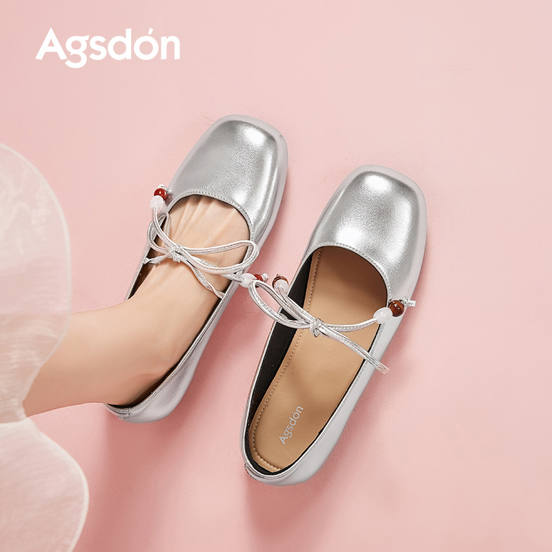 奥古狮登2025夏季玛丽珍鞋女