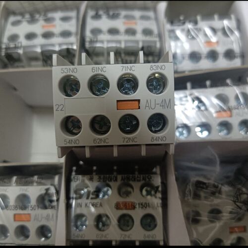 原装正品LS电气接触器辅助触点AU-4M触头22两开2闭 04 NC常闭