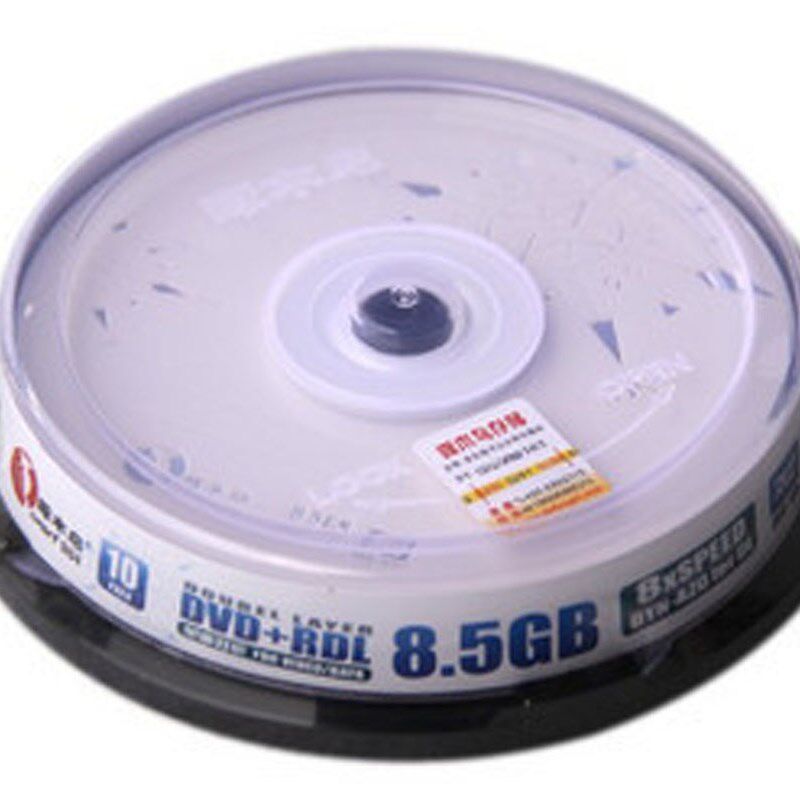 啄木鸟D9大容量DVD8.5G刻录盘DVD+RDL空白光盘光碟10片装