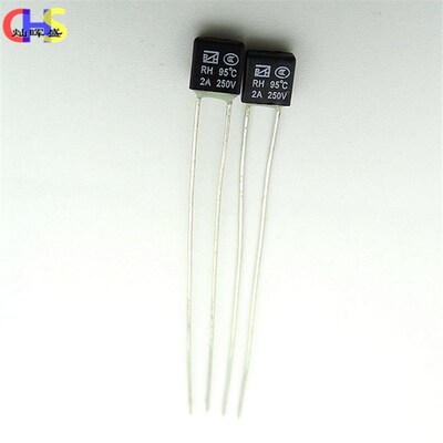 方形温度保险丝热保护器熔断体 RH1A 2A 85 95 120 130 145 150度