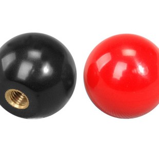 黑色铜芯手柄球 胶木电木机床手轮手柄圆球M4M5M6M8M10M12M16螺纹