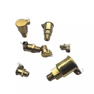 黄铜弹簧盖油杯机床翻盖油杯纱芯油杯Φ5Φ6Φ6.4M6*1/M