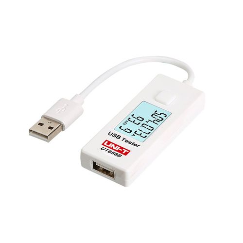 优利德USB测试仪UT658A电压B电流C容量测试DUAL手机充电器load