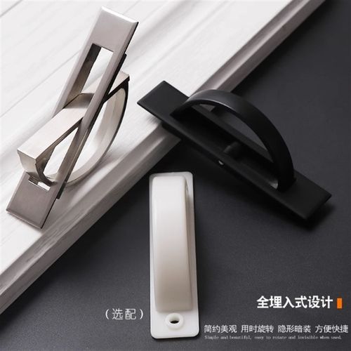 L75榻榻米24/21把手XAC22/23-L100/L115旋转L125方形拉手怡合达