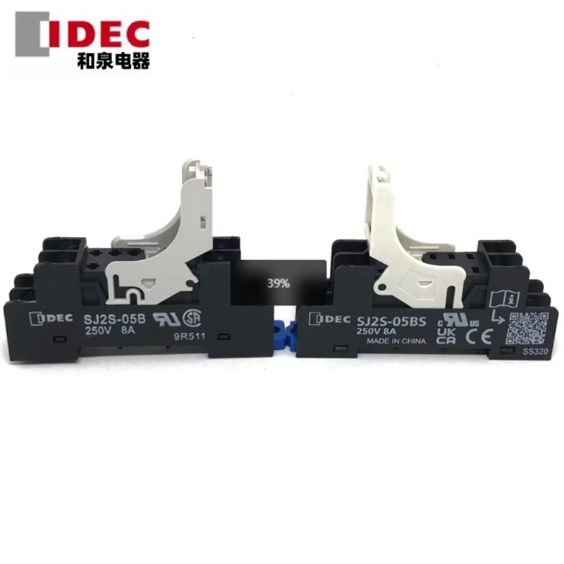IDEC和泉SJ2S-05B SJ2S-05BS rj2s-cl-d24 ac220v配8脚继电器底座