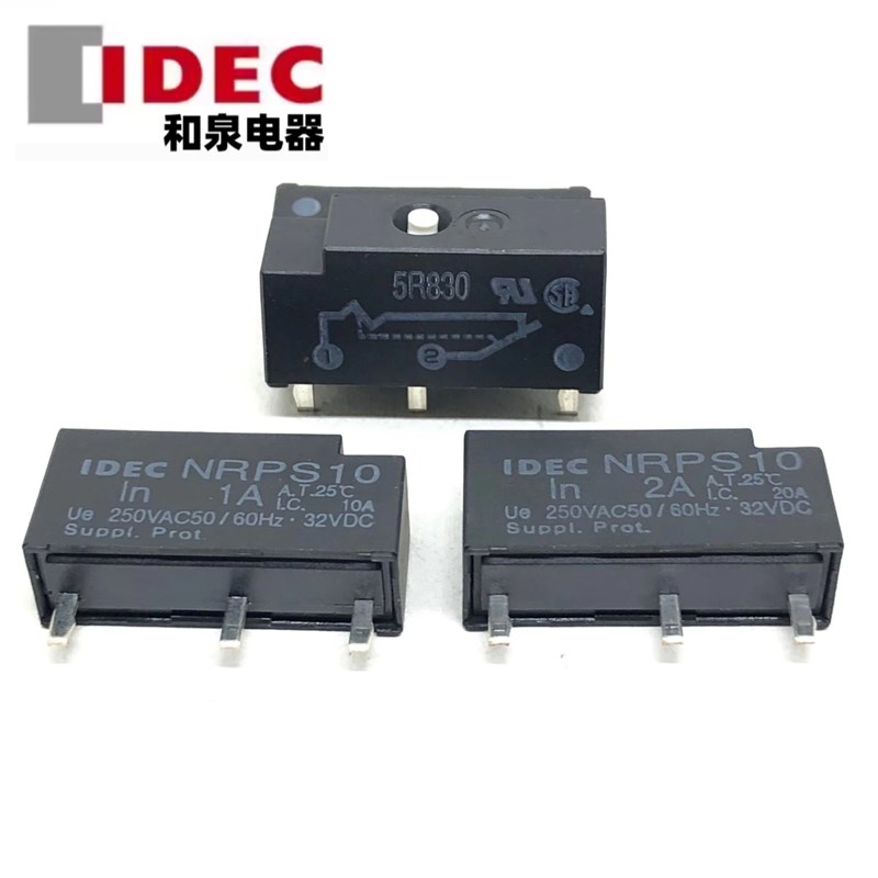 IDEC和泉NRPS10-6A -1A /-3.15A -4A-5A -2A电路板电流保护继电器