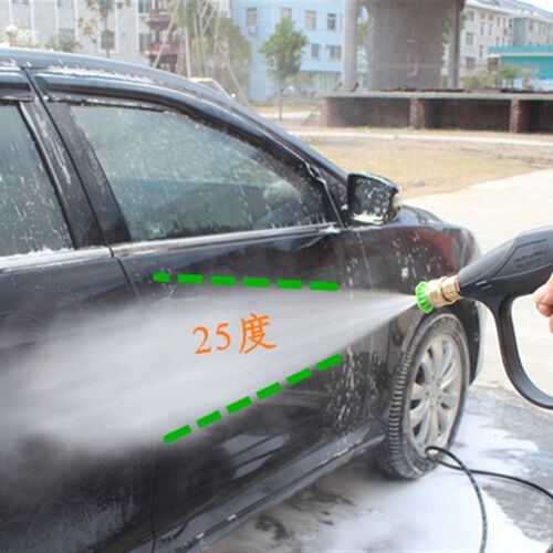 熊猫610A绿霸19MB高压洗车机水枪喷头喷嘴扇形快接高压清洗机枪头
