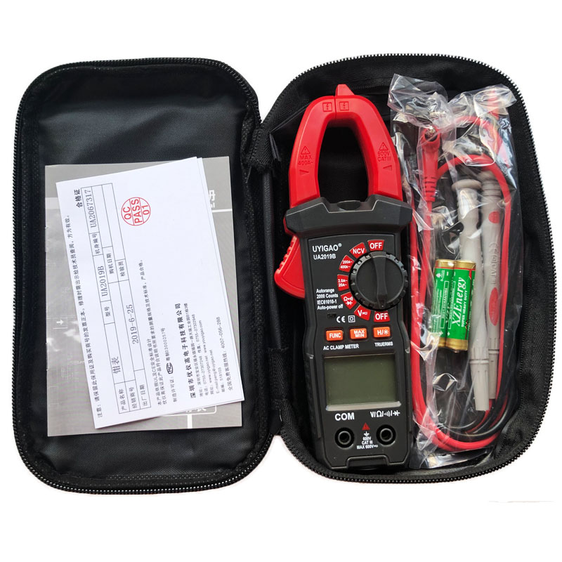 400A交流钳形万用表多功能数字电流表优仪高UA2019B电阻 通断NCV