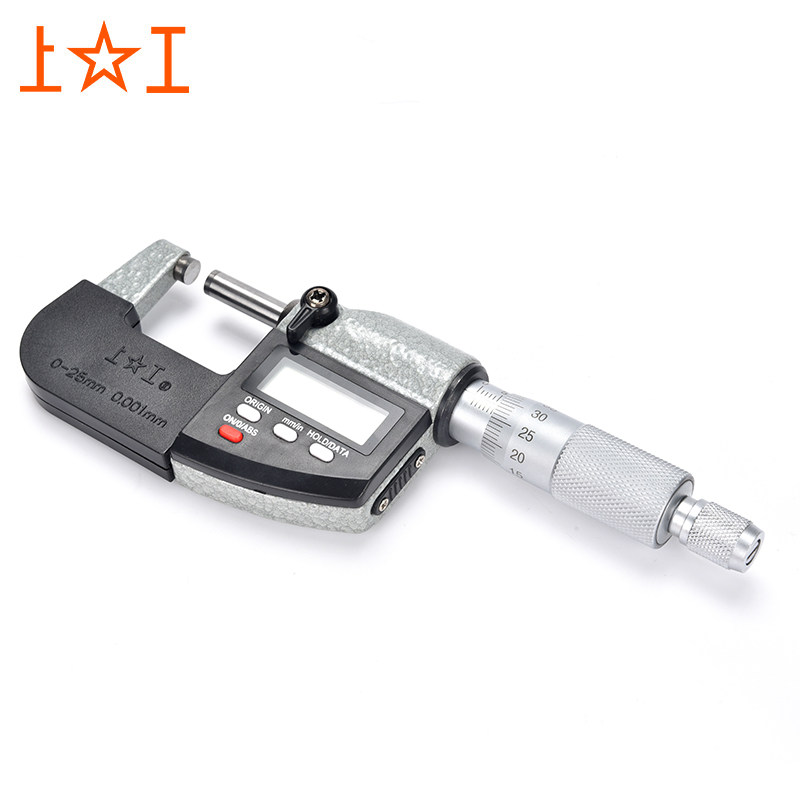 上工 数显外径千分尺 0-25mm 高精度卡尺螺旋测微仪器 TA025A可