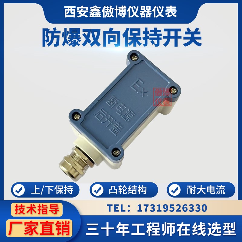 磁翻板液位计报警双向保持开关捆绑式凸轮感应防爆液位控制发讯器