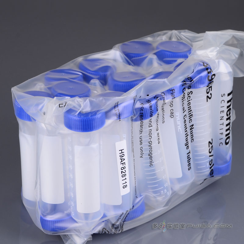 Nunc 15ml50ml锥底PP塑料离心管架装无菌无热源25个/架339651进口