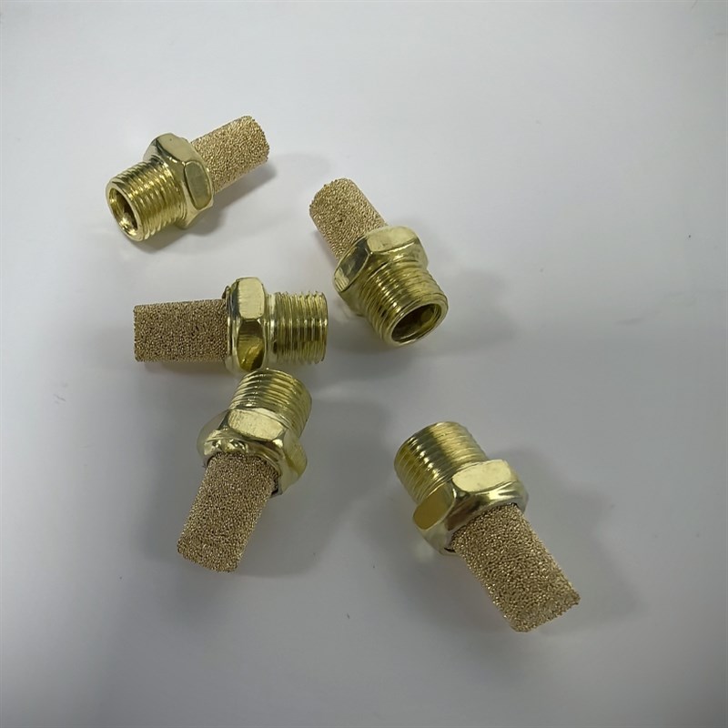 1分消声器 BSL-01 4V210-08专用消声器 消音器接头 螺纹G1/8