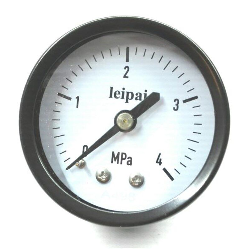 轴向压力表 金属喷漆外壳50-52mm 压力0-4mpa Y-50-Z 铜牙ZG1/4