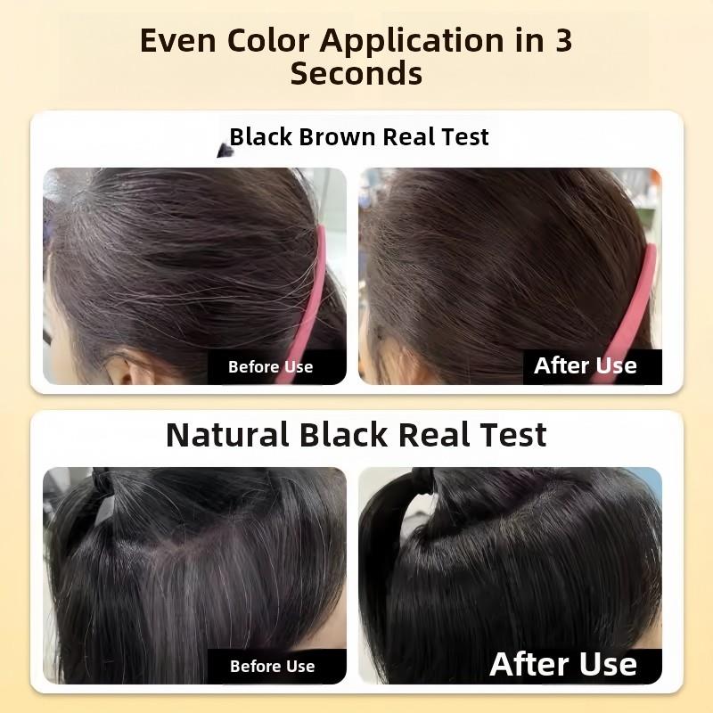 染发工具家用套装一次性染发笔纯植物遮盖白发美发棒膏神器懒人梳