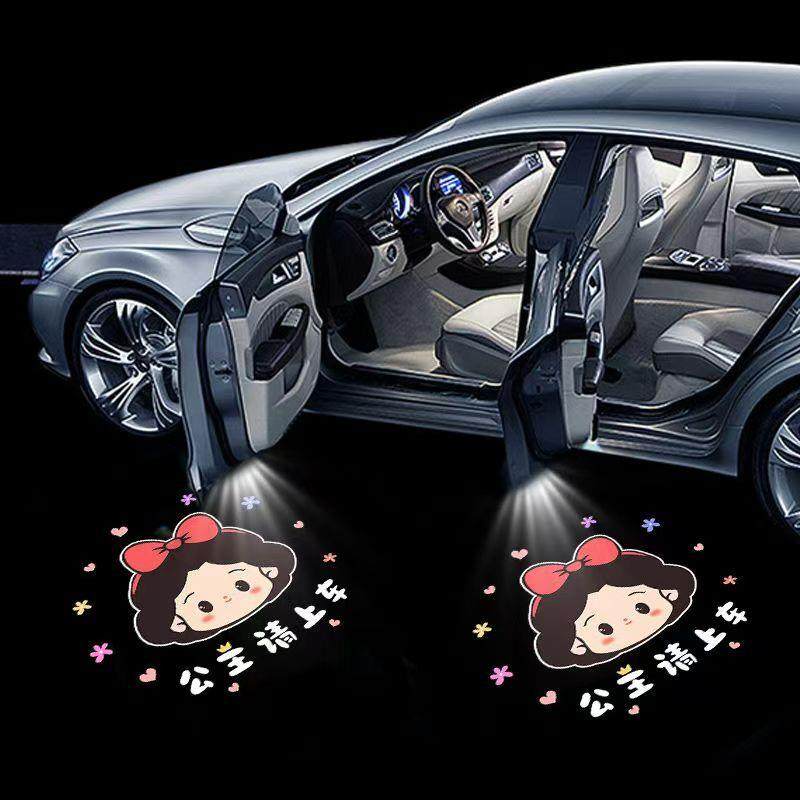公主请上车天使之翼内饰氛围灯装饰灯免接线投影灯汽车车门改装,汽车用品/电子/清洗/改装,其他内饰/驾乘用品,淘宝优惠券,粉丝福利购,淘宝优惠卷
