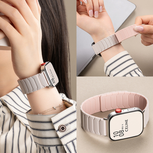 fit2腕带高级感运动男款 透气夏季 配件 FIT4pro手表带女款 美派使用华为fit4手表表带watchfit3硅胶表带磁吸新款