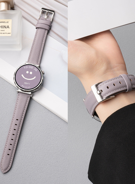 适用华为手表gt6表带手表新款gt5手表带gt4智能gt3高级pro皮质watch5高端运动gt2女款fit4女士41手表款gt秋冬