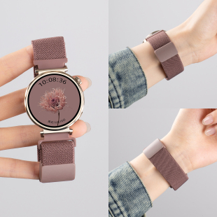 美派适用华为手表表带华为gt5表带新款华为gt6手表带gt4磁吸gt3尼龙pro编织华为watch5表带秋季4高级运动腕带