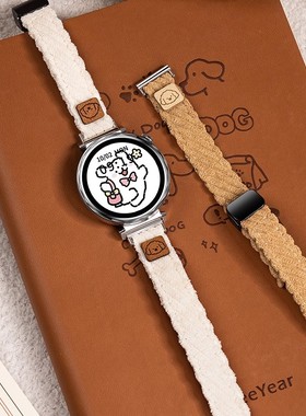 新款适用华为gt6手表表带女款gt5表带gt4腕带智能pro高端女款watch5男gt2荣耀2磁吸gt高级41mm红色高级秋冬