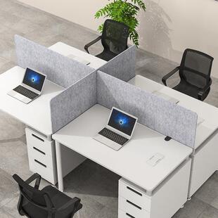 办公桌面隔断屏风工位吸音遮挡学生书桌防飞沫隔离板遮光遮阳挡板