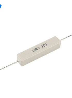 10W水泥电阻0.1/0.5/1/2/3/3.3/5.1/8欧姆0.1~8R精度5% (10个)